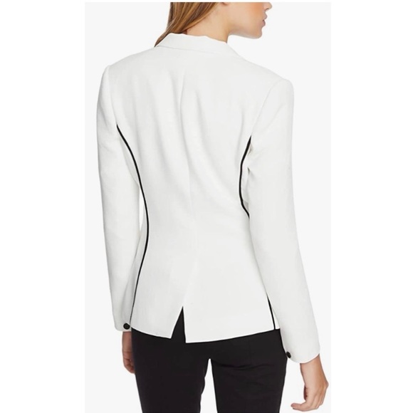 1.STATE ‼️ SALE‼️ Contrast Stripe Textured Crepe Blazer—NWOT - Picture 3 of 13